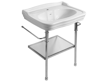 IMPERO - Metal console sink with towel rail by Olympia Ceramica - view 2